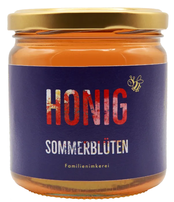 Glas Sommerblütenhonig